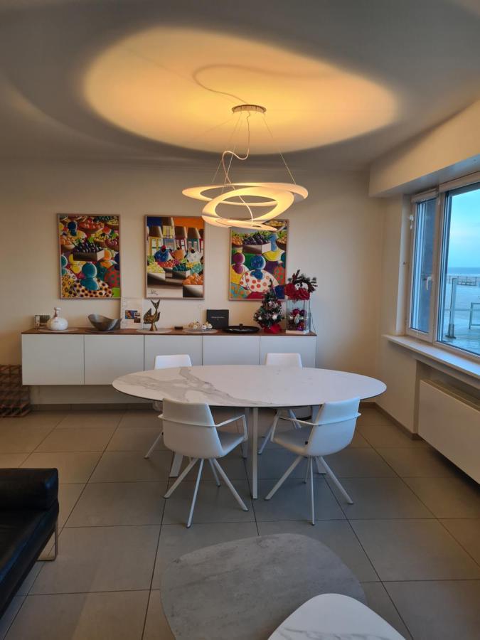 Frontaal Gelijkvloers Seaview 80M² 2 Slp Apartment Ostend Luaran gambar