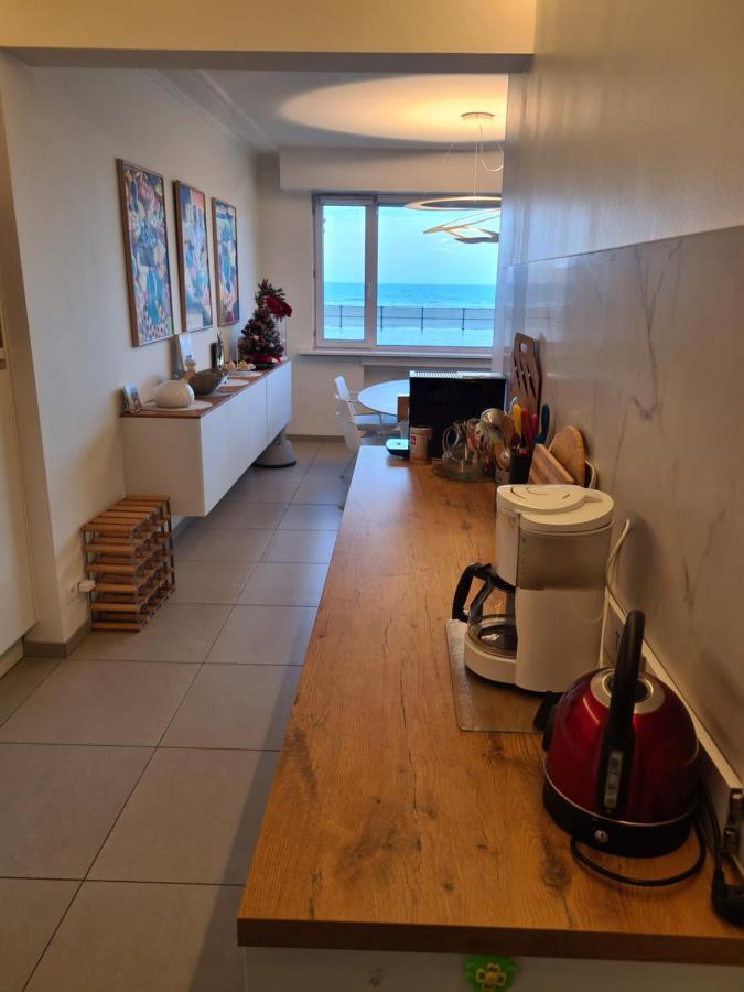 Frontaal Gelijkvloers Seaview 80M² 2 Slp Apartment Ostend Luaran gambar
